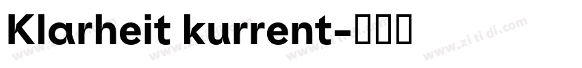 Klarheit kurrent字体转换 Klarheit kurrent字体转换